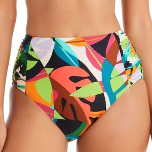 NWT Bar‎ III Colorful High-Waisted Bikini Bottom Size XS